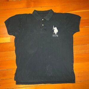 US Polo ASSN black polo